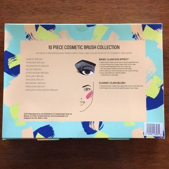 10 piece Cosmetic Brush Collection Makeup Brushes - Picture 2 of 4